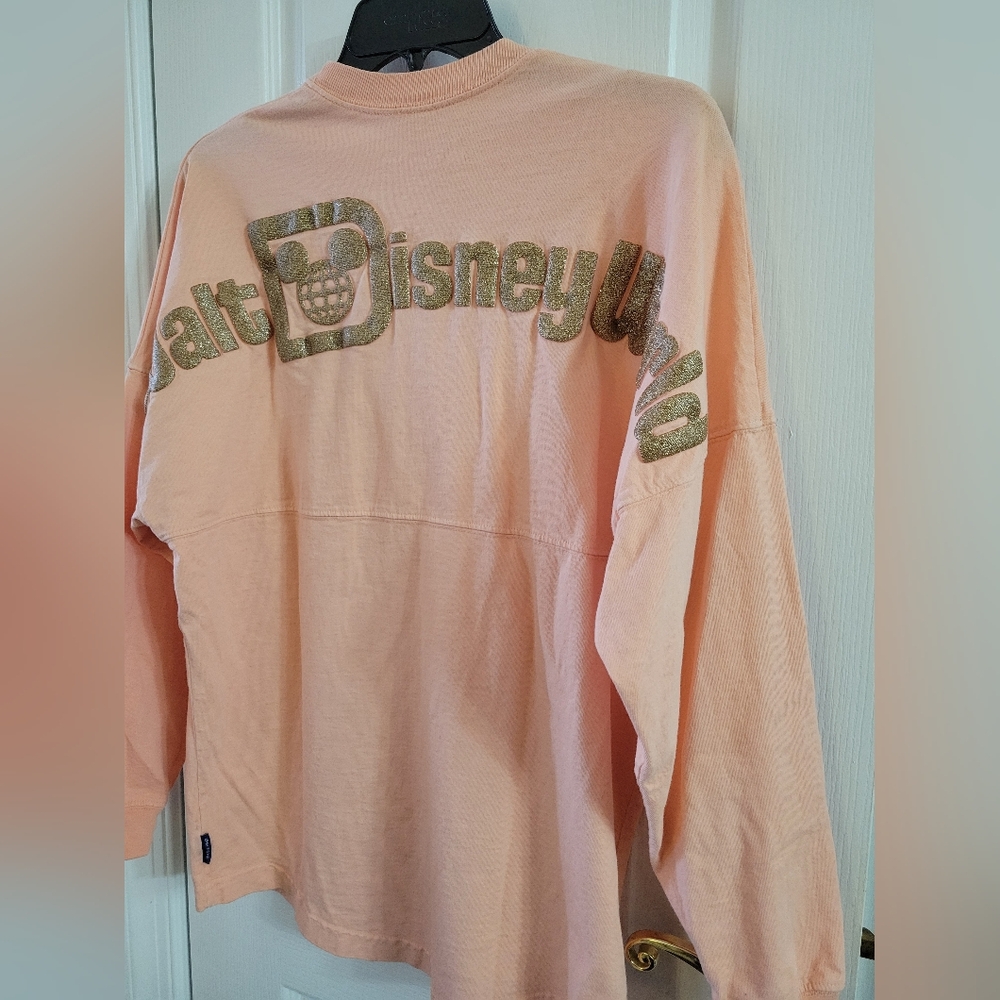 Walt Disney World Long Sleeve Oversized Spirit Jersey Rose Gold Size XS - Picture 7 of 9